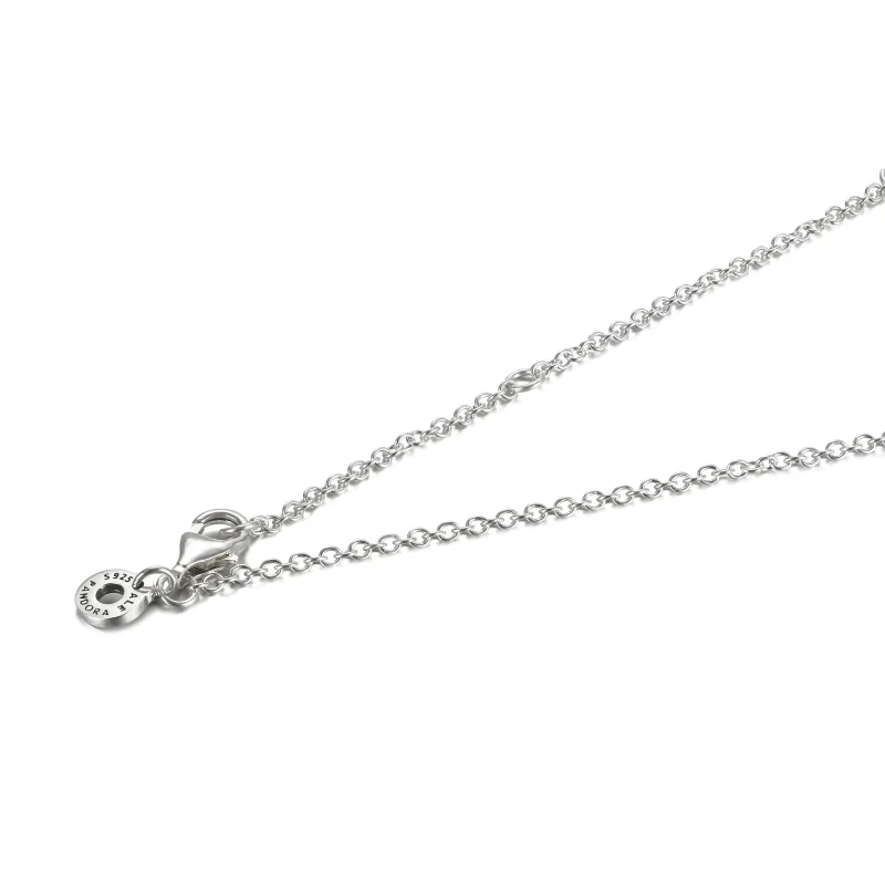 (imagine pentru) PANDORA Medalion și Colier Cu Două Tonalități - 389483C01 - Vizualizare 4
