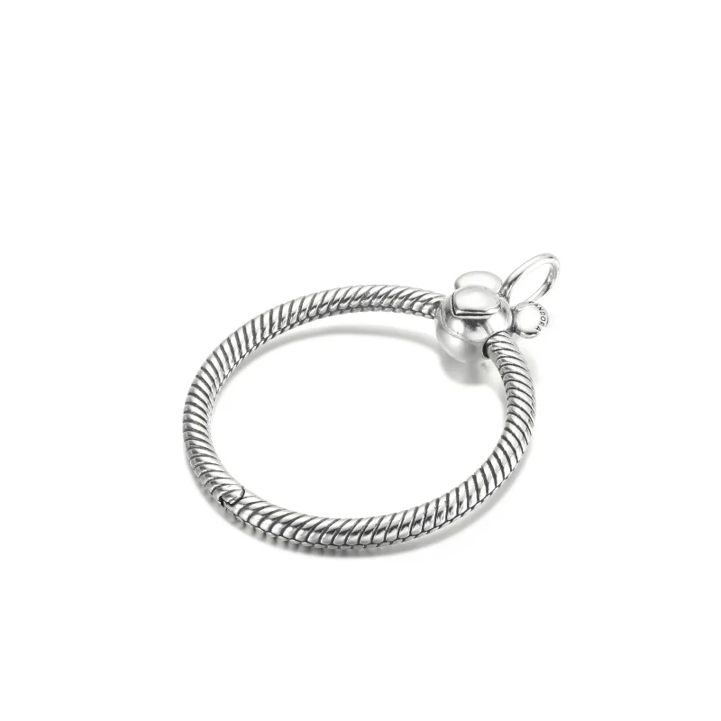 (imagine pentru) PANDORA Medalion Mediu Disney Mickey Mouse O - 390076C01 - Vizualizare 2