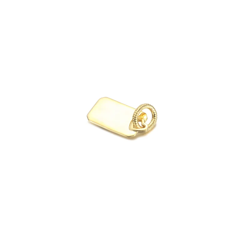 (imagine pentru) PANDORA Medalion rectangular gravabil - 368611C00 - Vizualizare 3