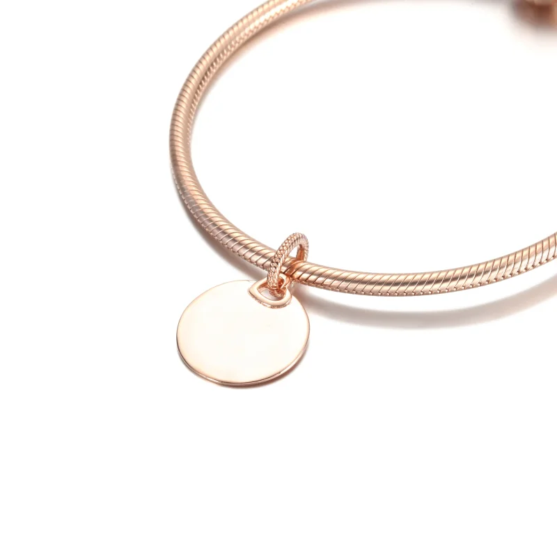 (imagine pentru) PANDORA Medalion Rotund Personalizabil - 388610C00 - Vizualizare 4