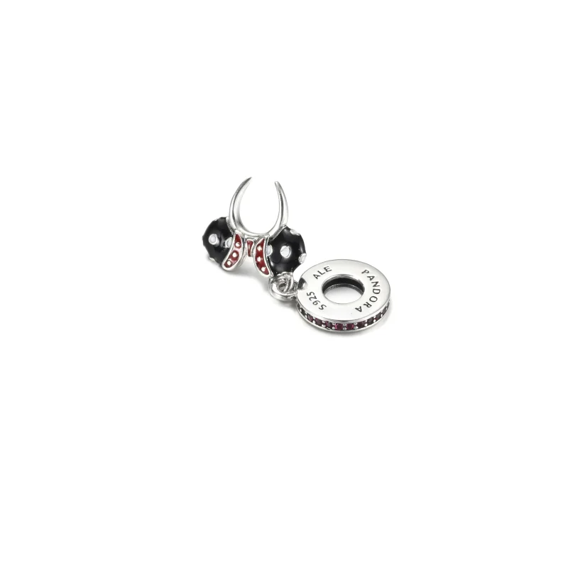 (imagine pentru) PANDORA Minnie Mouse Bandă de urechi neagră și albă - Breloc - P400942464791 - Vizualizare 4