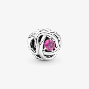 (imagine pentru) PANDORA Octombrie Roz Cerc Eternitate Farmec - 790065C05