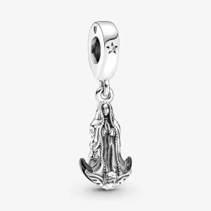 (imagine pentru) PANDORA Pandantiv cu Medalion Motivul Fecioarei de Guadalupe - 799646C01