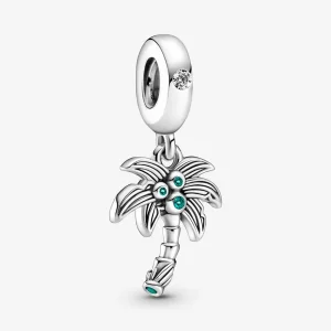 (imagine pentru) PANDORA Pandantiv cu Palmier și Nuci de Cocos - 799438C01
