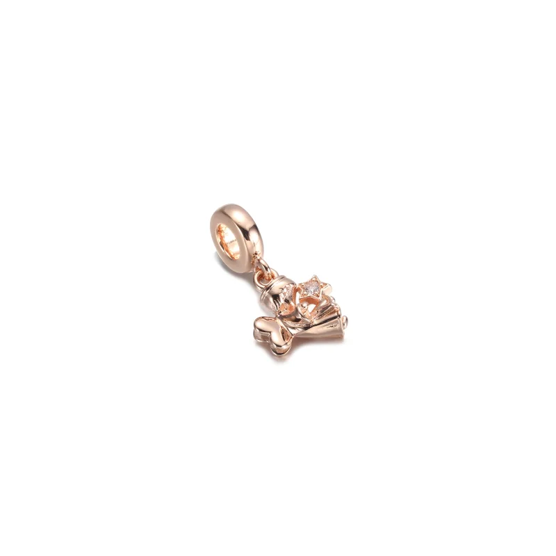 (imagine pentru) PANDORA Pandantiv Dangle cu Inger Alipit de Inima - 789650C01 - Vizualizare 4