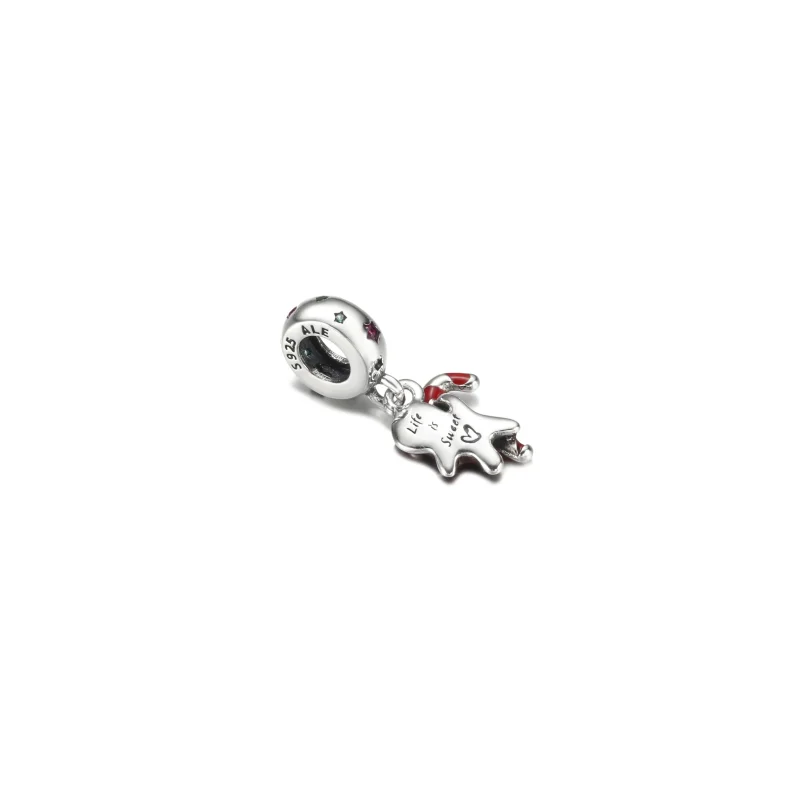 (imagine pentru) PANDORA Pandantiv Gingerbread Man - 799637C01 - Vizualizare 3