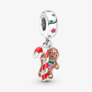 (imagine pentru) PANDORA Pandantiv Gingerbread Man - 799637C01