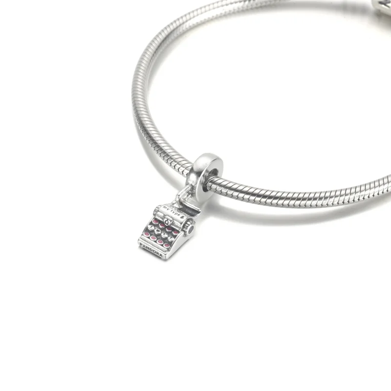 (imagine pentru) PANDORA Pandantiv Mașină de scris Dangle - 790069C01 - Vizualizare 5