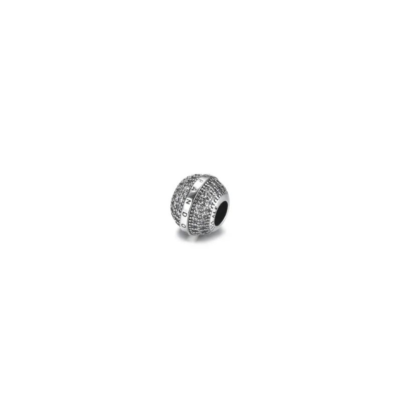 (imagine pentru) PANDORA Pandantiv Pave & Logo - 799489C01 - Vizualizare 2