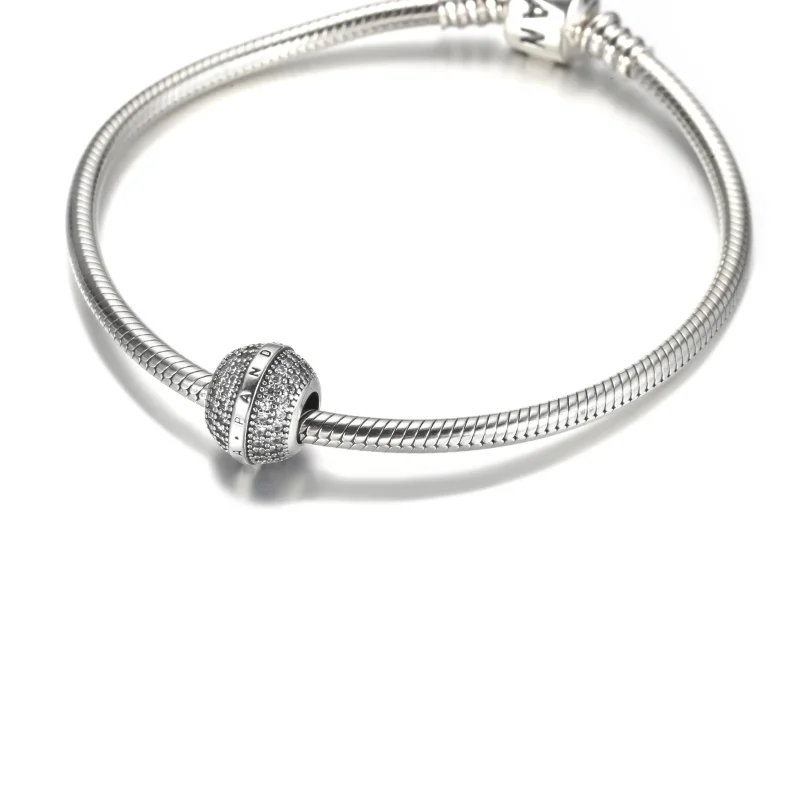 (imagine pentru) PANDORA Pandantiv Pave & Logo - 799489C01 - Vizualizare 5