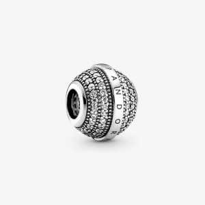 (imagine pentru) PANDORA Pandantiv Pave & Logo - 799489C01