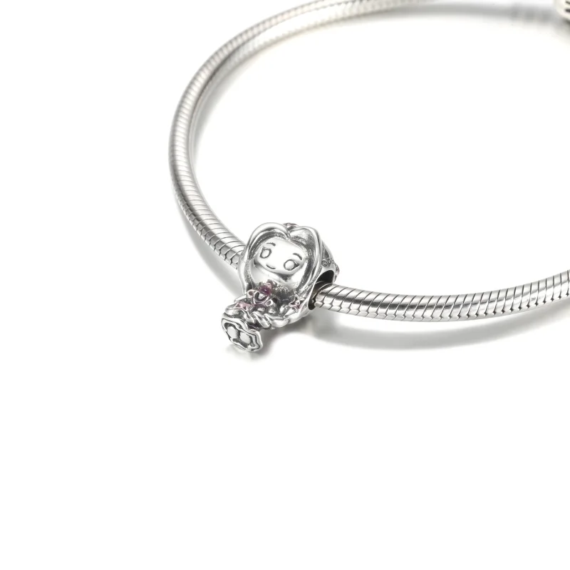 (imagine pentru) PANDORA Prințesa Disney Tangled Rapunzel Charm - 799498C01 - Vizualizare 6