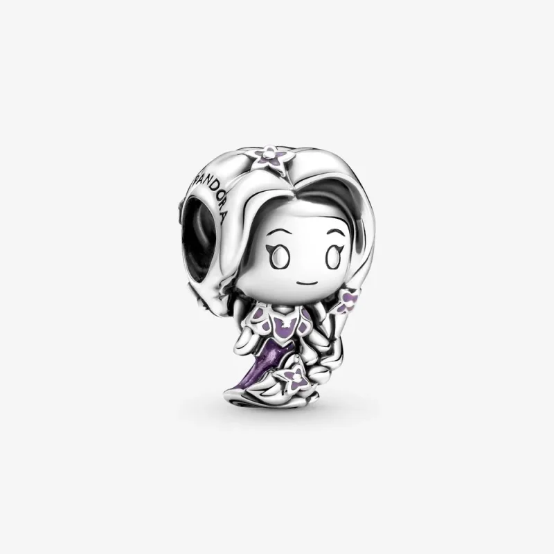 (imagine pentru) PANDORA Prințesa Disney Tangled Rapunzel Charm - 799498C01