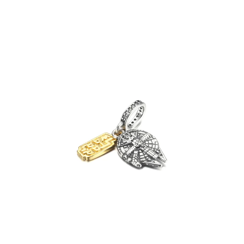 (imagine pentru) PANDORA Star Wars Pandantiv Pandantiv Millennium Falcon - 769504C01 - Vizualizare 2