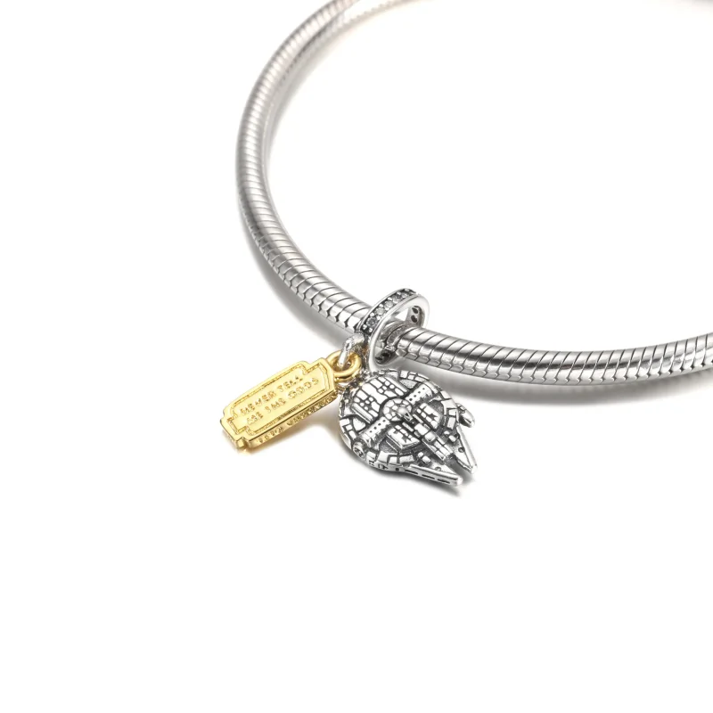 (imagine pentru) PANDORA Star Wars Pandantiv Pandantiv Millennium Falcon - 769504C01 - Vizualizare 5