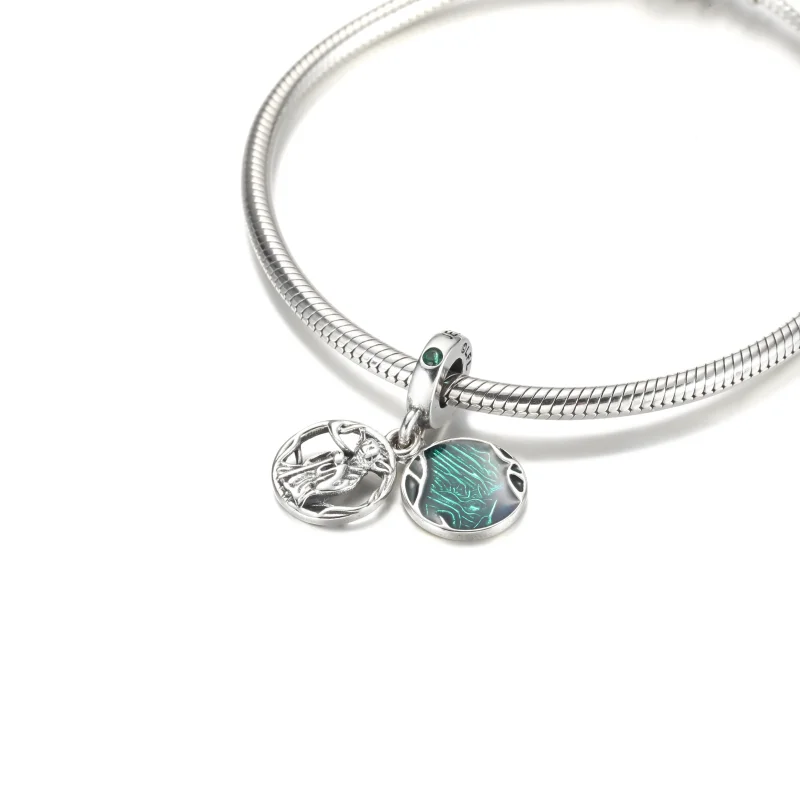(imagine pentru) PANDORA Star Wars Yoda Dangle Charm - 799501C01 - Vizualizare 6