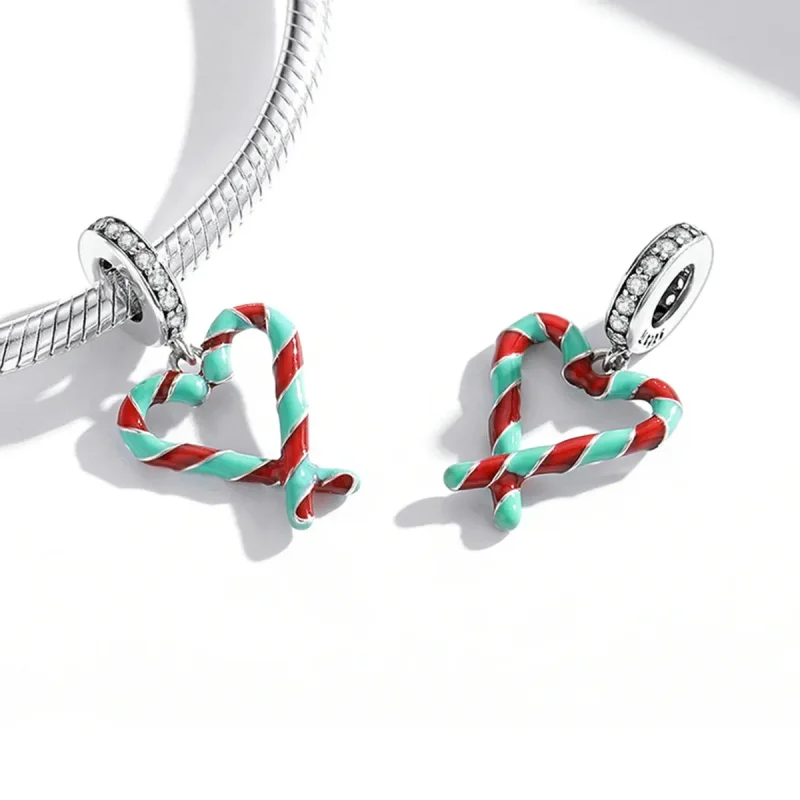 (imagine pentru) Pandora Stil Argint Cane Candy Charm - SCC2039 - Vizualizare 4