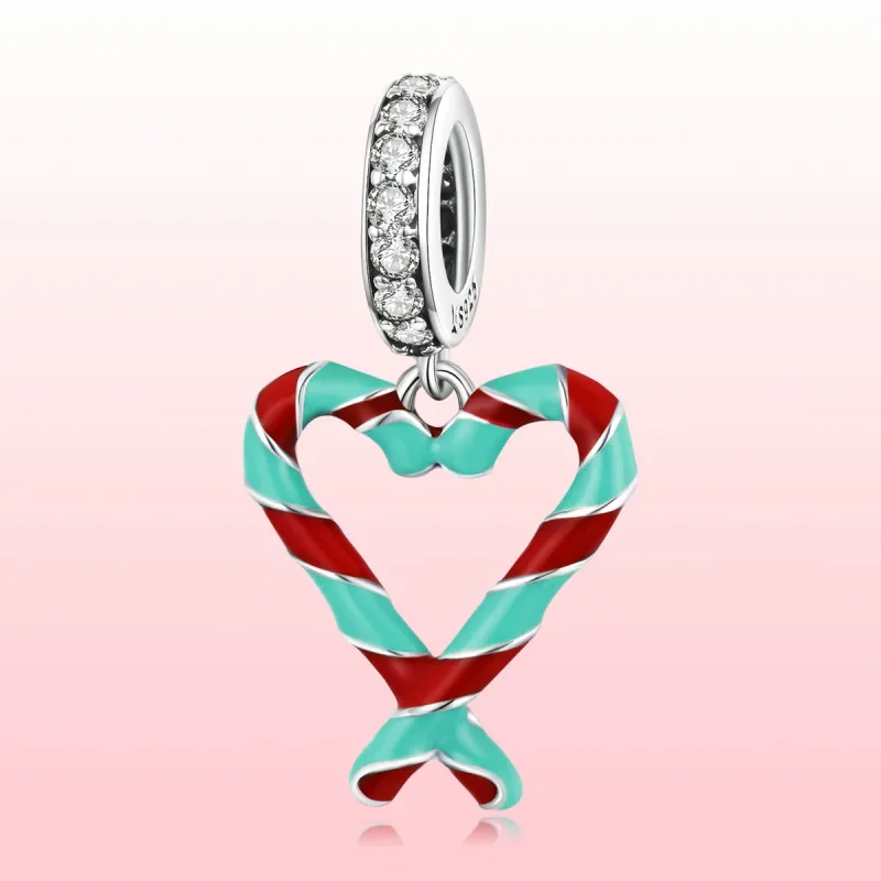 (imagine pentru) Pandora Stil Argint Cane Candy Charm - SCC2039 - Vizualizare 6
