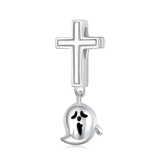 (imagine pentru) Pandora Stil Argint Charm Halloween Fantomă - BSC328
