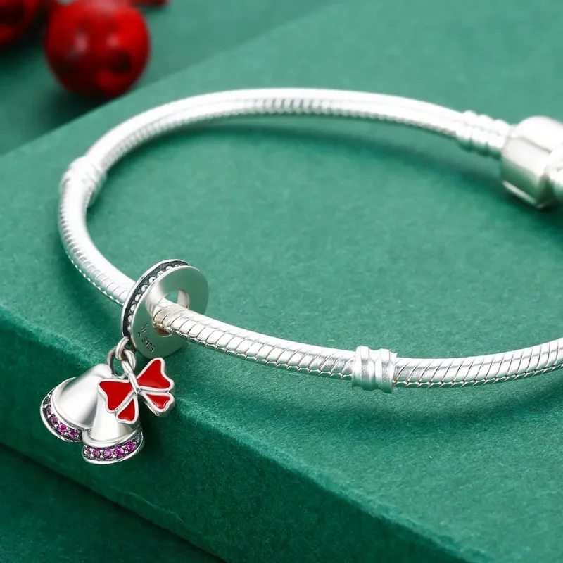 (imagine pentru) Pandora Stil Argint Clopoțel Drăguț Charm - SCC233 - Vizualizare 5