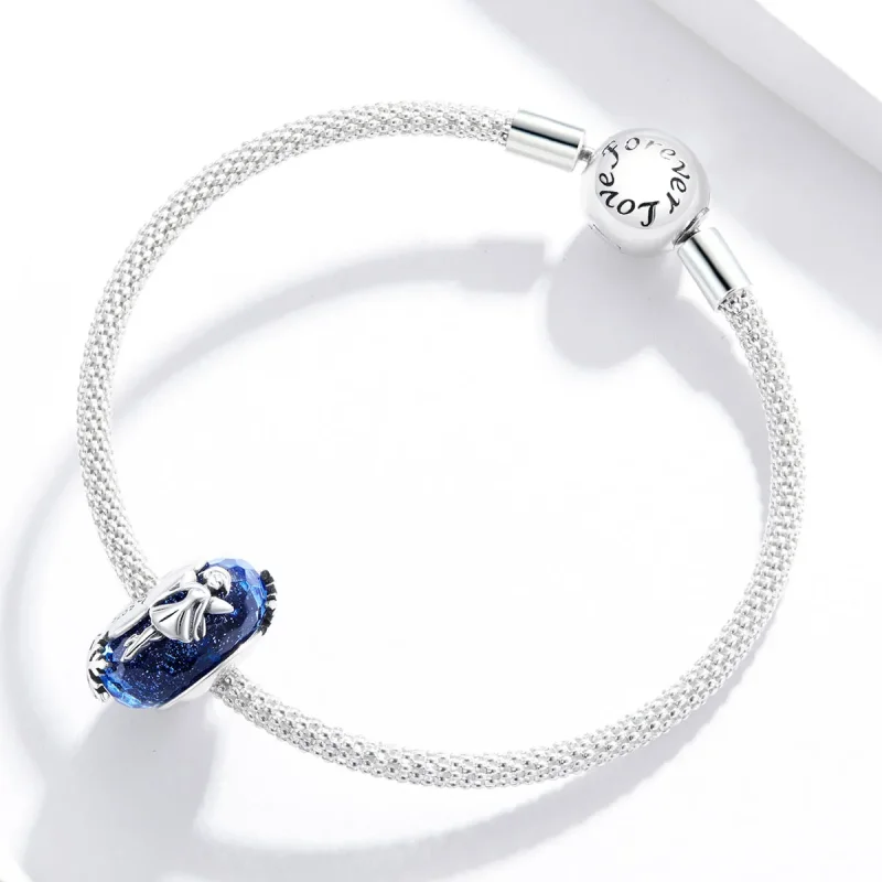 (imagine pentru) Pandora Stil Argint Fluture de Zăpadă Elfe Spacer Charm - BSC369 - Vizualizare 3