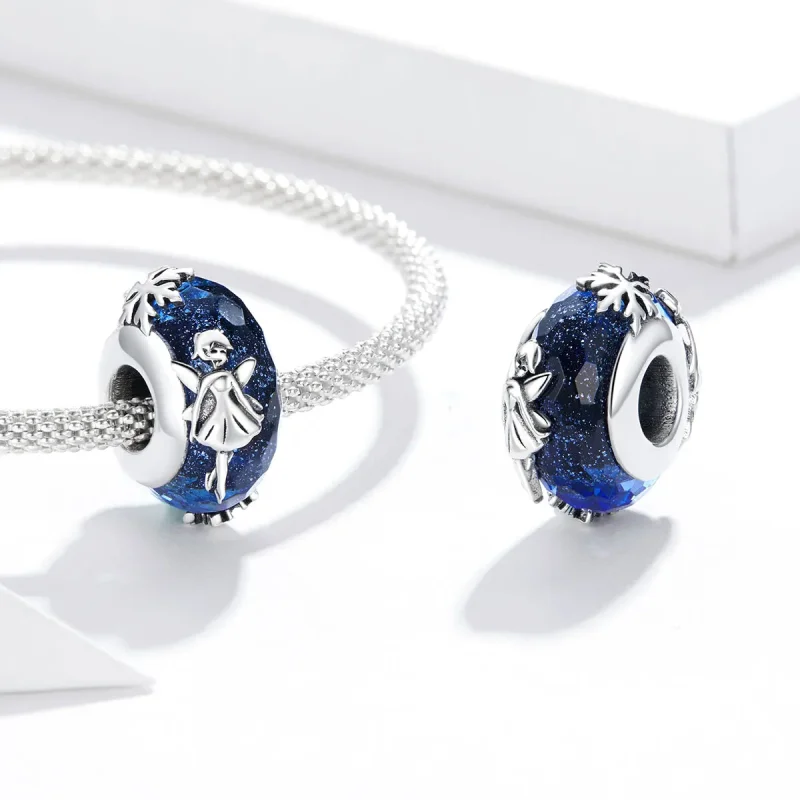 (imagine pentru) Pandora Stil Argint Fluture de Zăpadă Elfe Spacer Charm - BSC369 - Vizualizare 4