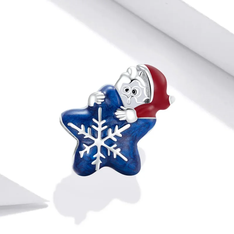 (imagine pentru) Pandora Style Argint Charm cu Moș Crăciun - BSC372 - Vizualizare 2