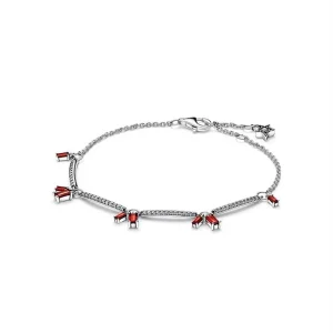 (imagine pentru) Brățară PANDORA Firecracker Pavé Bars - 592537C01