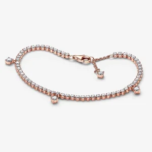 (imagine pentru) Brățară PANDORA Sparkling Drops Tennis - 582401C01