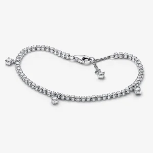 (imagine pentru) Brățară PANDORA Sparkling Drops Tennis - 592401C01