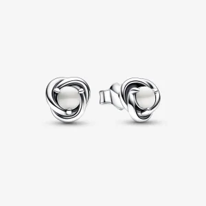 (imagine pentru) Cercei de tip PANDORA June White Eternity Circle Stud - 292335C03