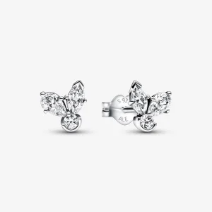 (imagine pentru) Cercei de tip șurubeluș PANDORA Sparkling Herbarium Cluster - 292406C01
