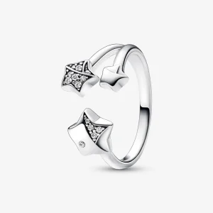 Inelul Pandora Guardian Star - 192490C01 (imagine pentru) Inelul Pandora Guardian Star - 192490C01