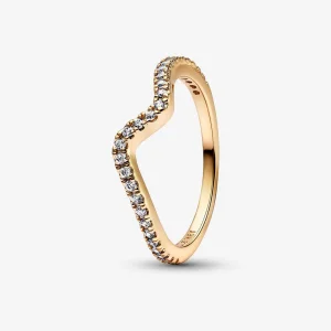 (imagine pentru) Inelul PANDORA Sparkling Wave - 162539C01