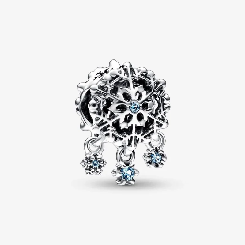 (imagine pentru) PANDORA Breloc Icy Snowflake - 792367C01