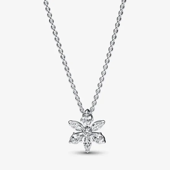 (imagine pentru) PANDORA Colier cu pandantiv cluster Herbarium strălucitor - 392387C01