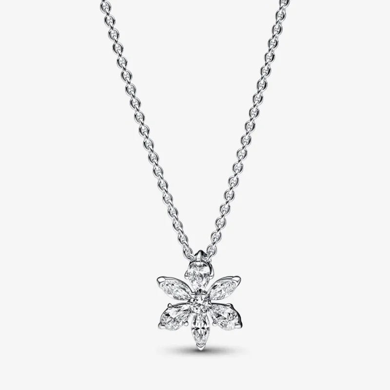 (imagine pentru) PANDORA Colier cu pandantiv cluster Herbarium strălucitor - 392387C01