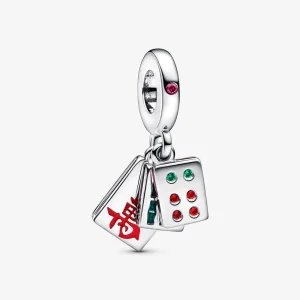 (imagine pentru) PANDORA Mahjong Triplu Ciondol Charm - 792523C01