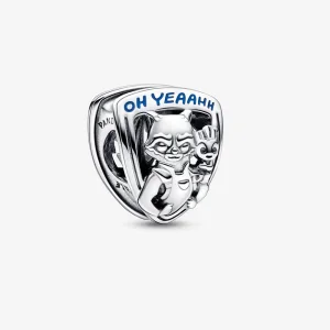 (imagine pentru) PANDORA Marvel Guardians of the Galaxy Rocket Raccoon & Groot Emblem Charm - 792565C01