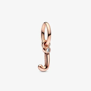 (imagine pentru) PANDORA Pandantiv litera J din argint cu model script - 782465C01