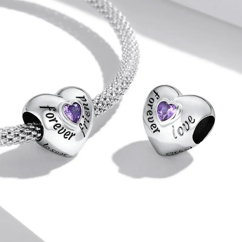 (imagine pentru) Bijuterii de prietenie de stil Pandora - BSC562-VT - Vizualizare 4