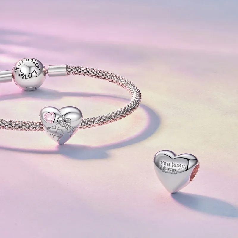 (imagine pentru) Breloc stil Pandora Soulmate - BSC772 - Vizualizare 4