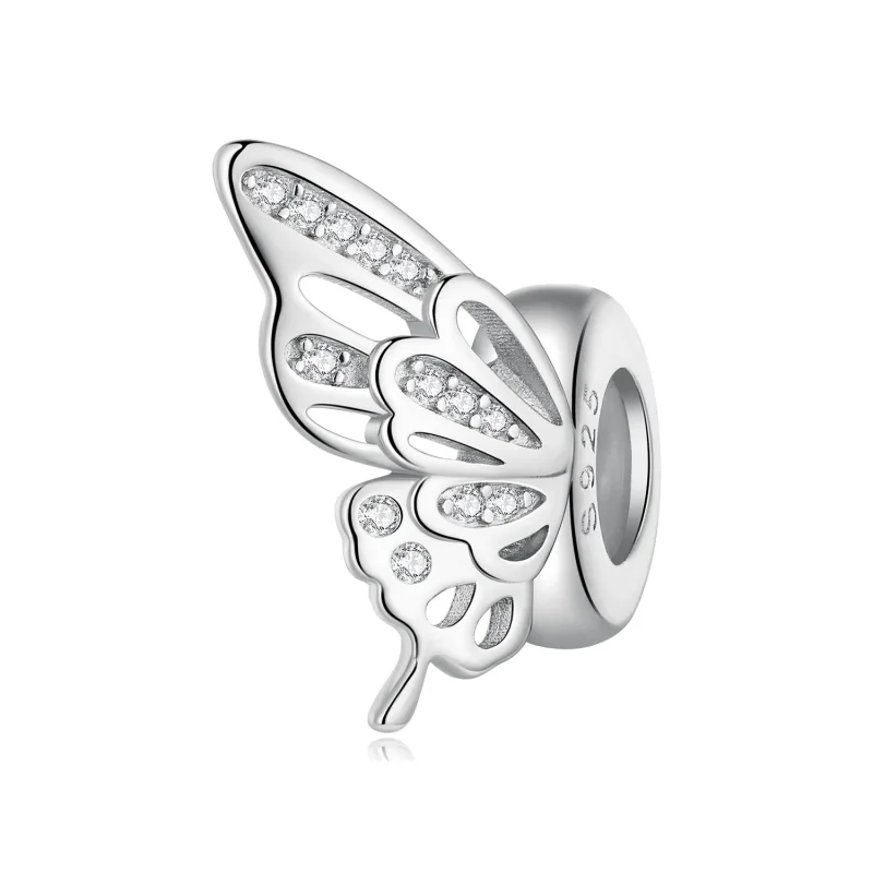 (imagine pentru) Charm Pandora stil Fluturi Spacer - BSC823 - Vizualizare 2