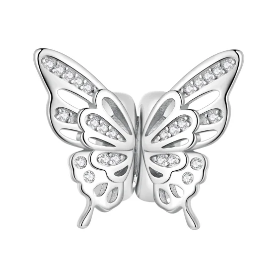 (imagine pentru) Charm Pandora stil Fluturi Spacer - BSC823