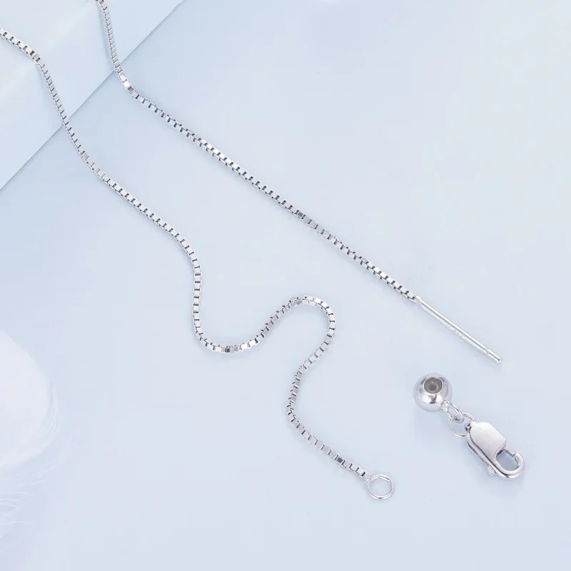 (imagine pentru) Colier din stilul Pandora cu safir - BSN281 - Vizualizare 5