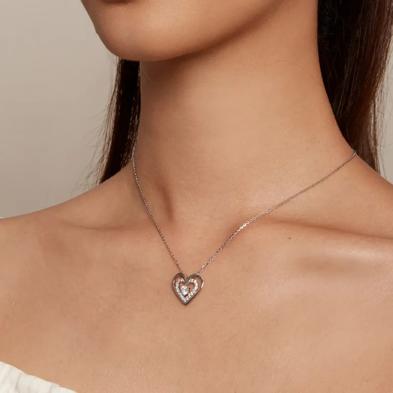 (imagine pentru) Colier in stil Pandora cu inima - BSN342 - Vizualizare 6