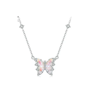 (imagine pentru) Colier în stil Pandora cu fluture - BSN345