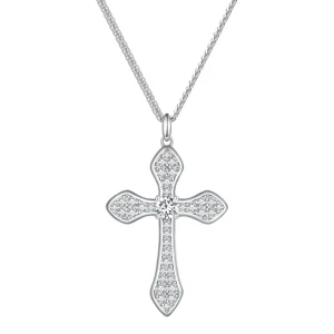 (imagine pentru) Colier stil Pandora cu cruce - BSN303