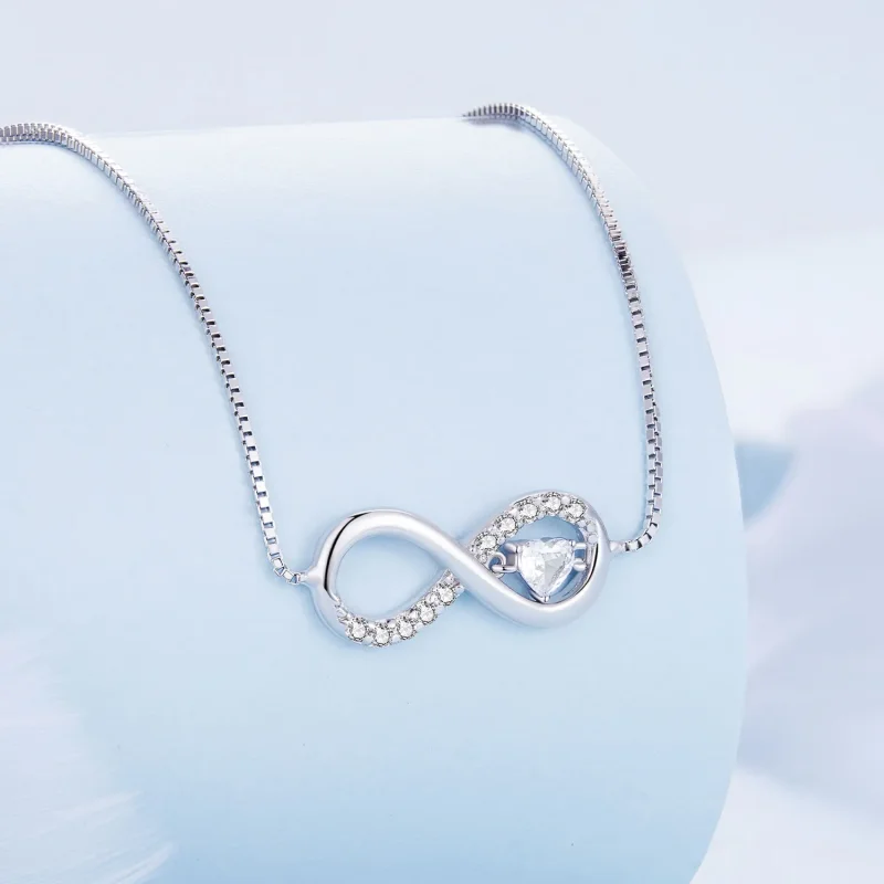 (imagine pentru) Colier stil Pandora Infinity - BSN276 - Vizualizare 2