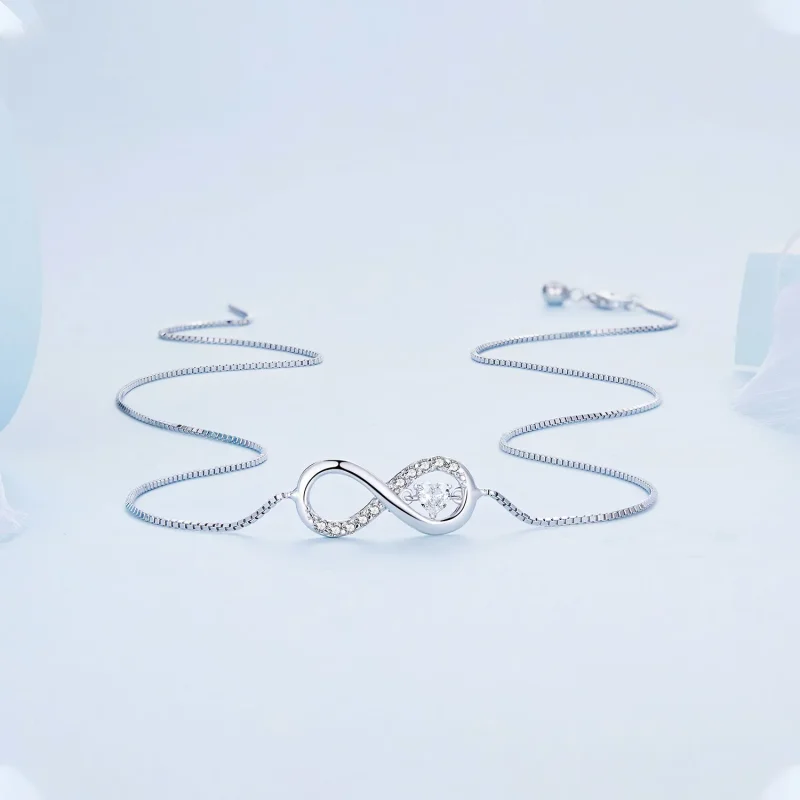 (imagine pentru) Colier stil Pandora Infinity - BSN276 - Vizualizare 3